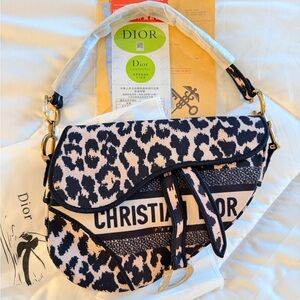 HOT!!!! Leopard Print Saddle Bag